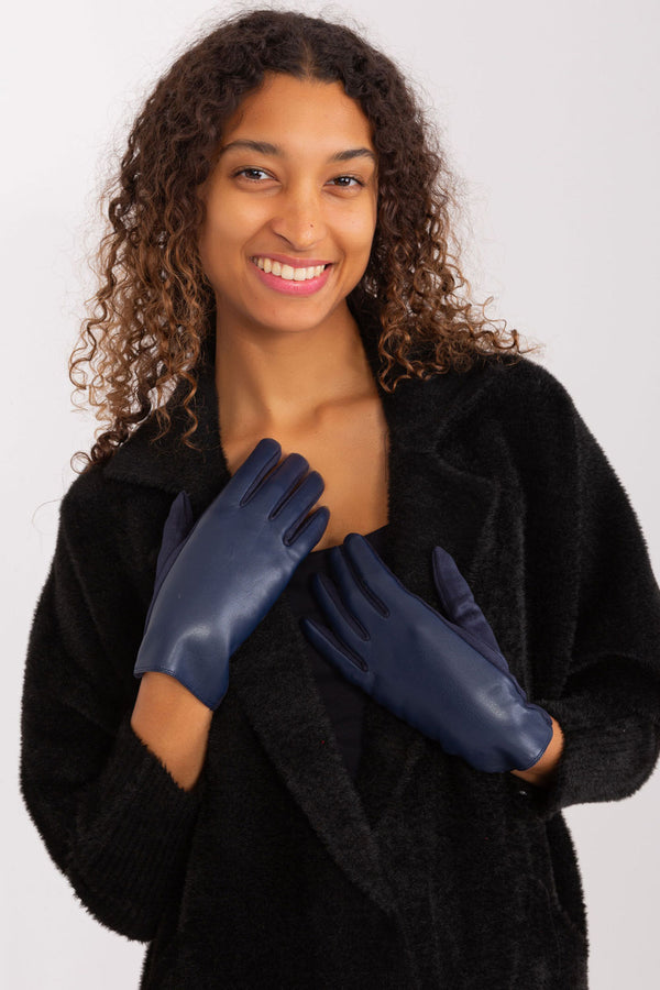 Gants femme AT — bleu marine