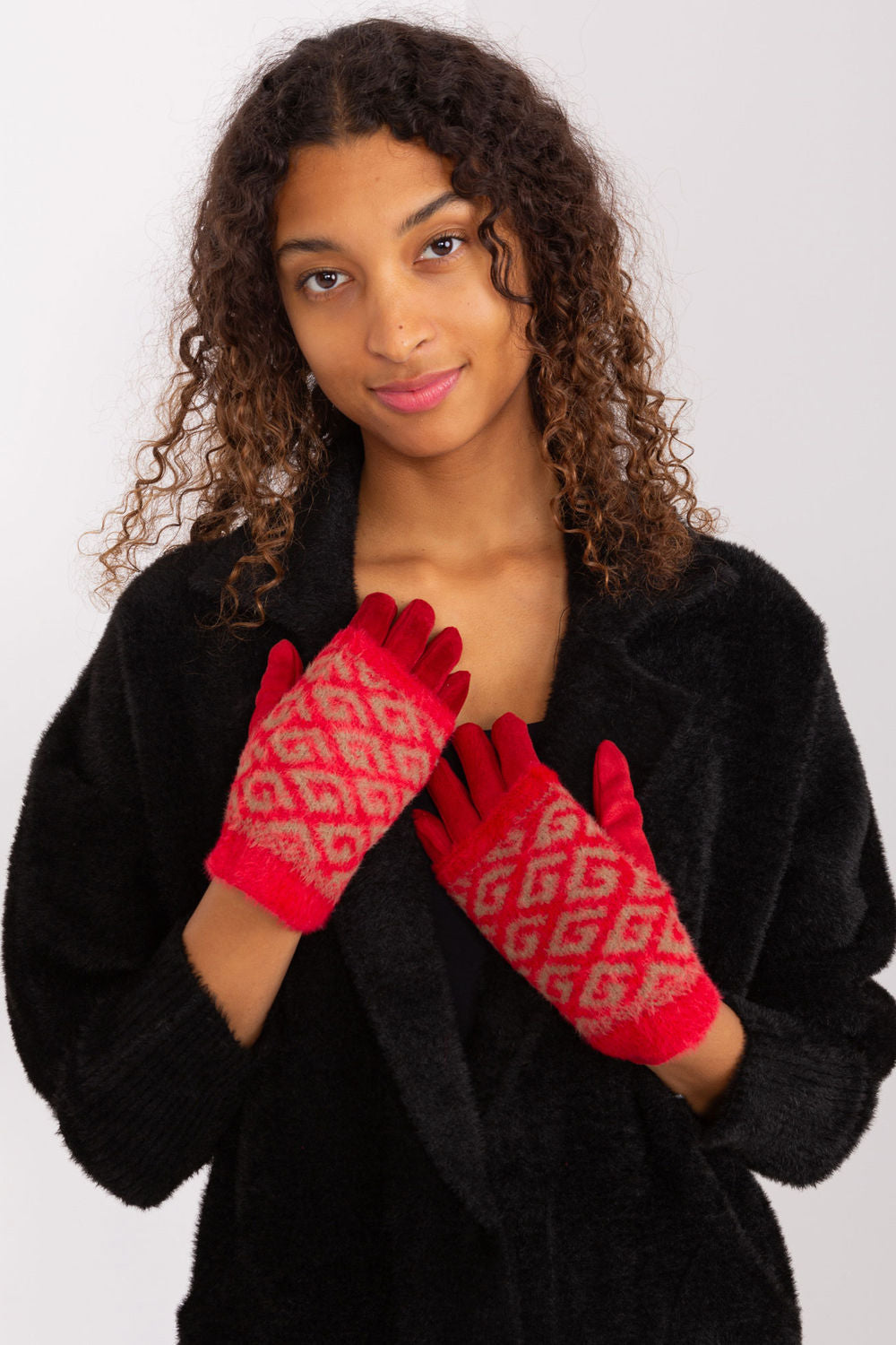 Gants femme AT — rouge