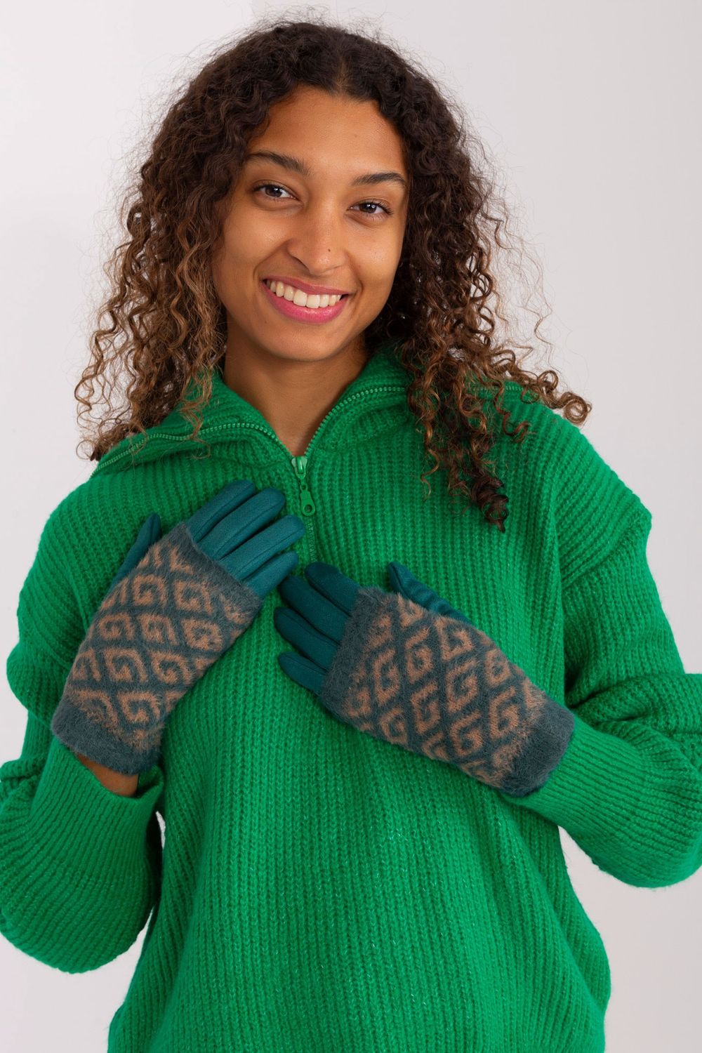 Gants femme AT — vert
