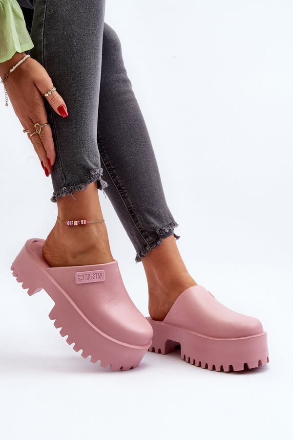 Sandales femme Step in style Clacquettes Clacquettes — rosé