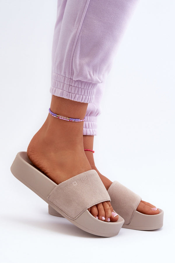Sandales femme Step in style Clacquettes Clacquettes — beige