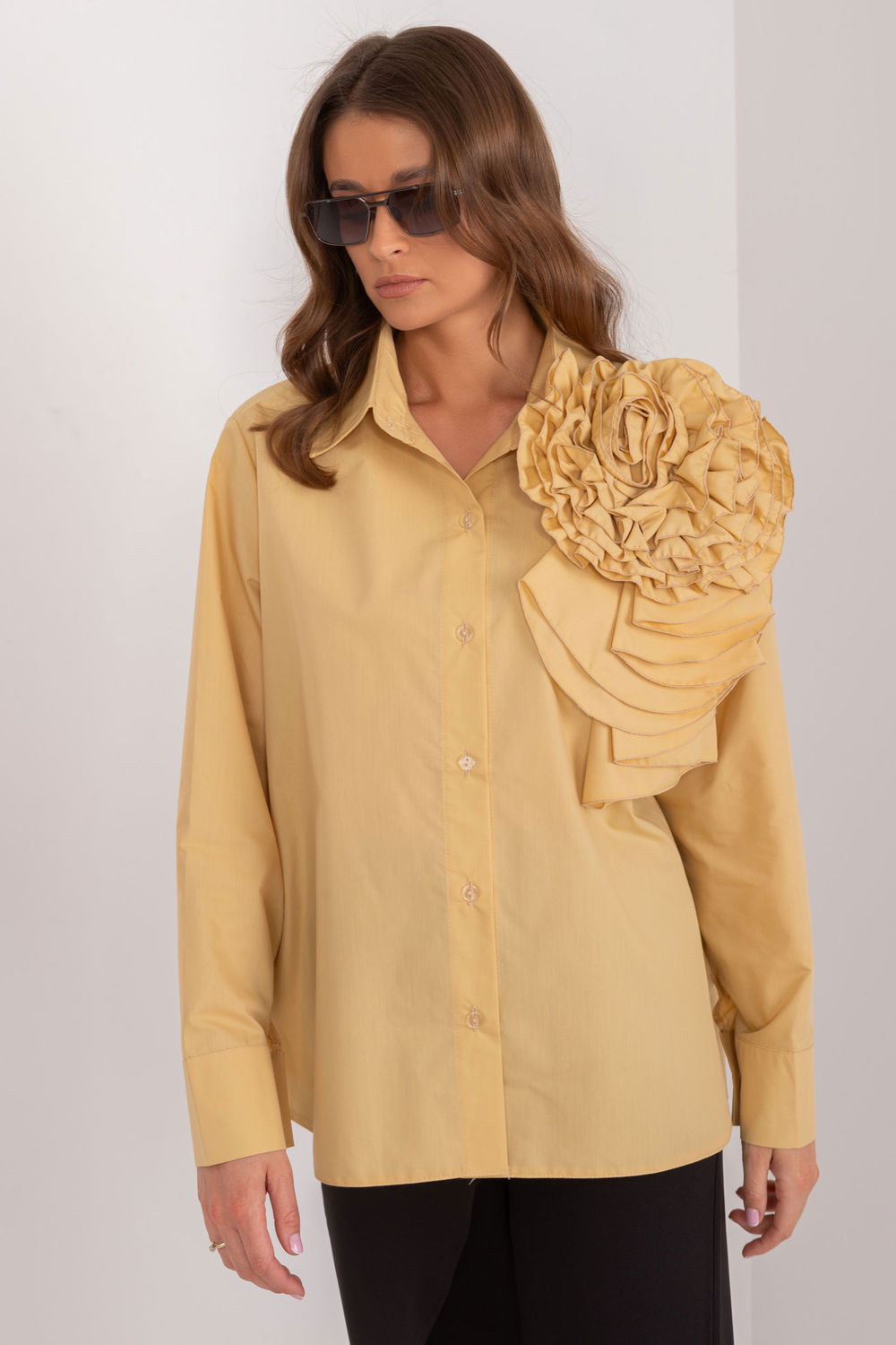 Blouse femme Lakerta — jaune