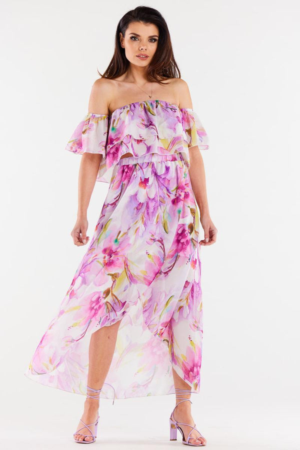 Jupe femme awama Longue Longue — violet