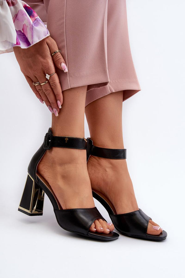 Sandales femme Step in style À Talons À — noir