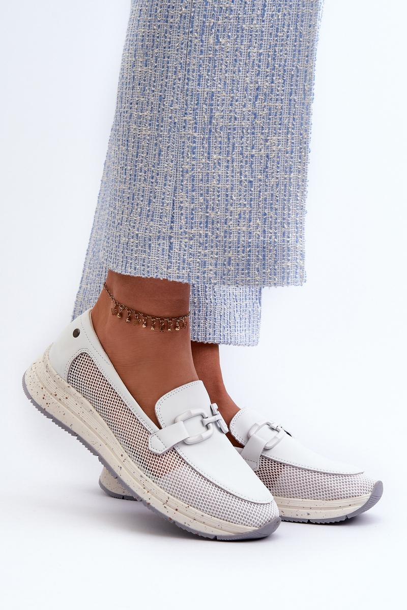 Moccasins femme Step in style — blanc