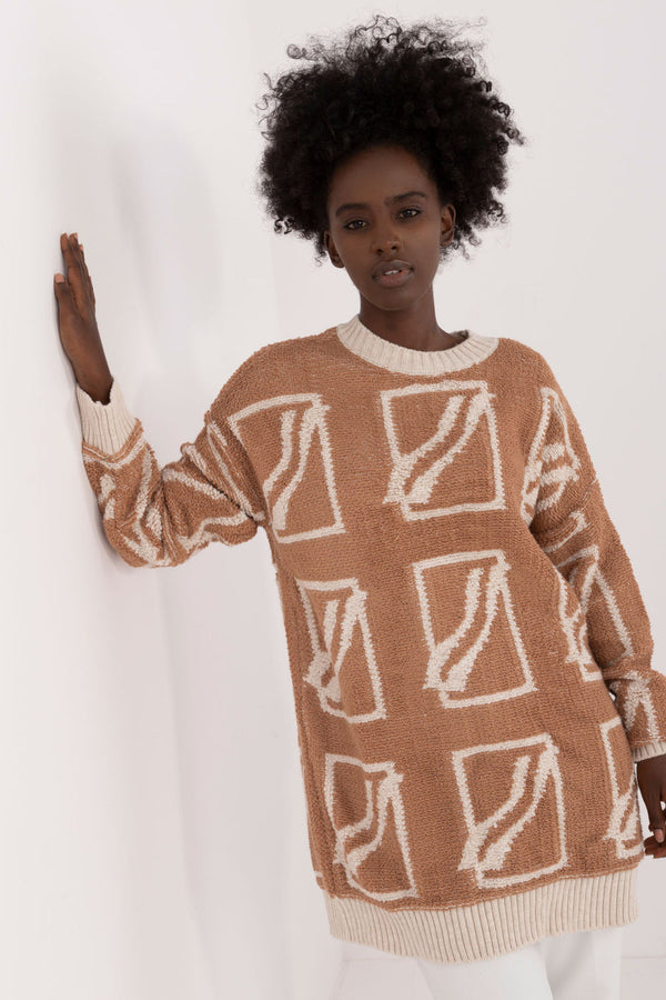 Pull femme Badu Chandail Chandail — brun