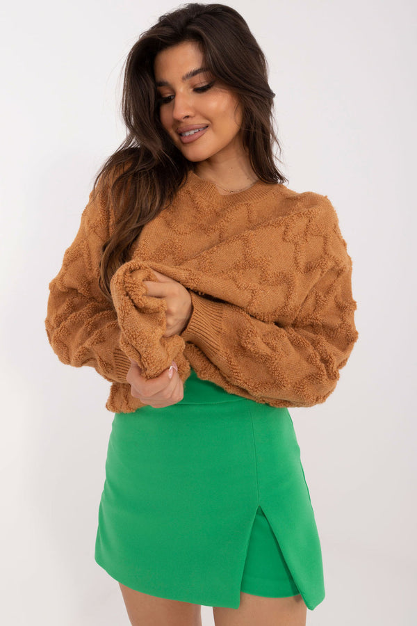 Pull femme AT Chandail Chandail — brun