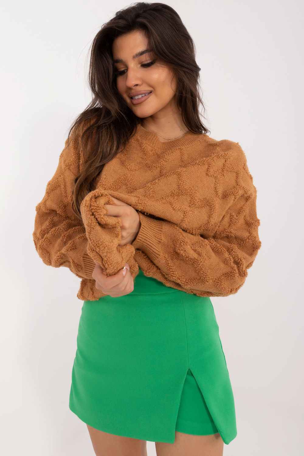 Pull femme AT Chandail Chandail — brun