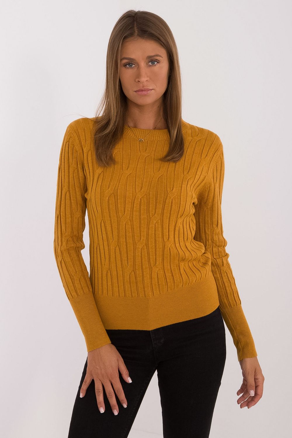 Pull femme AT Chandail Chandail — jaune