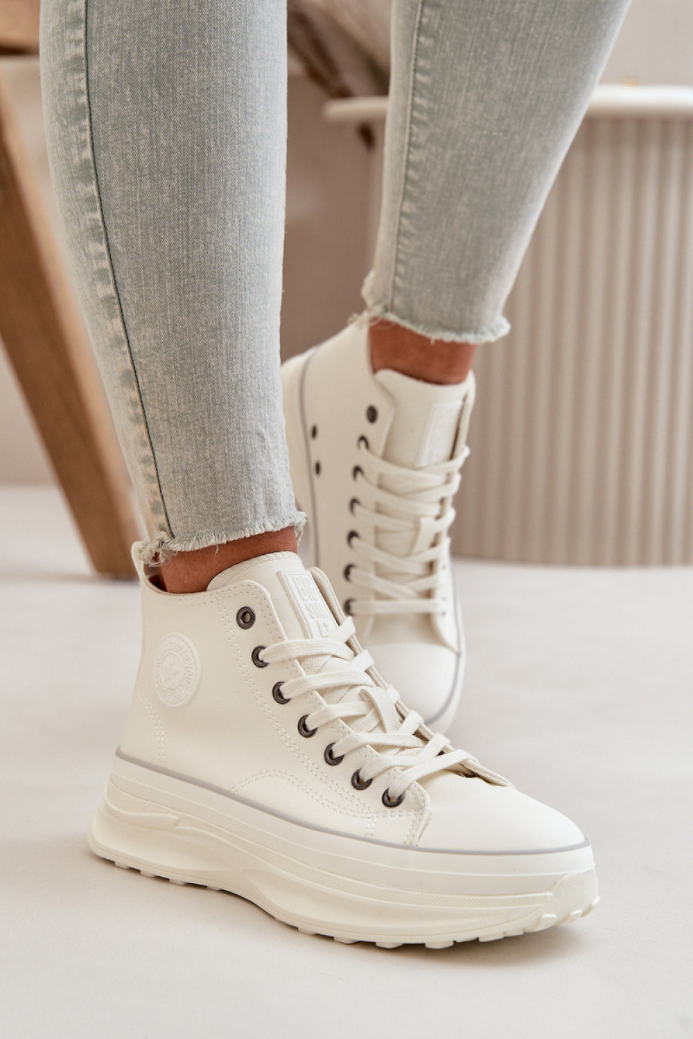 Baskets femme Step in style — blanc