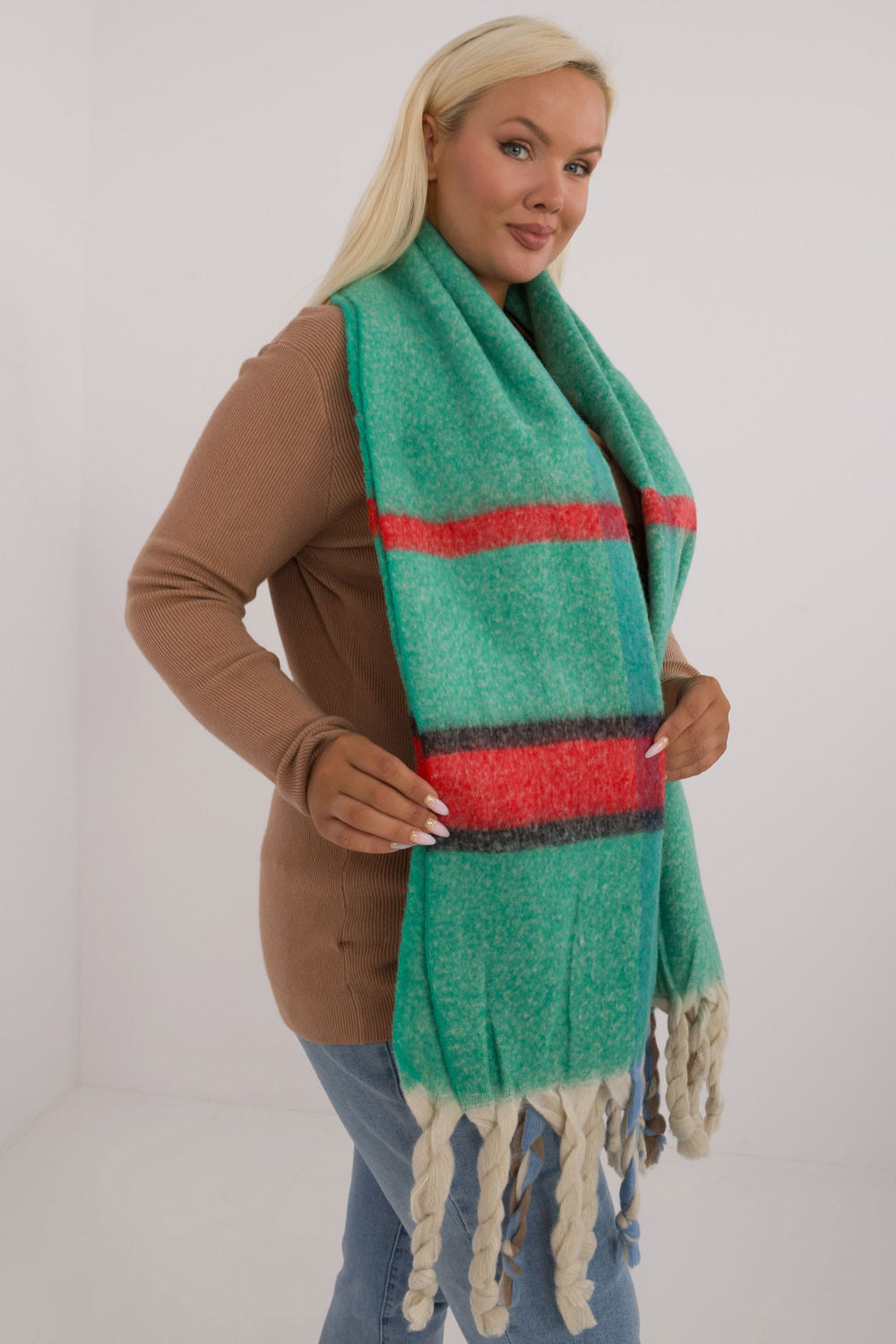 Châle femme AT — vert