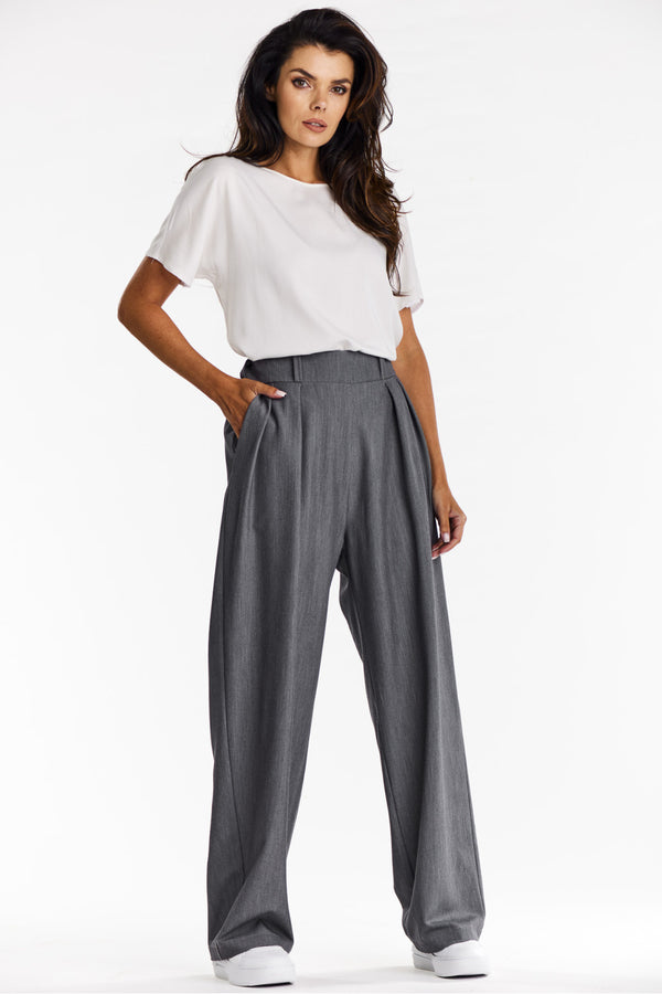 Chaussures à talons femme awama Pantalon Pantalon — gris