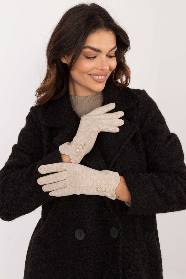 Gants femme AT — beige