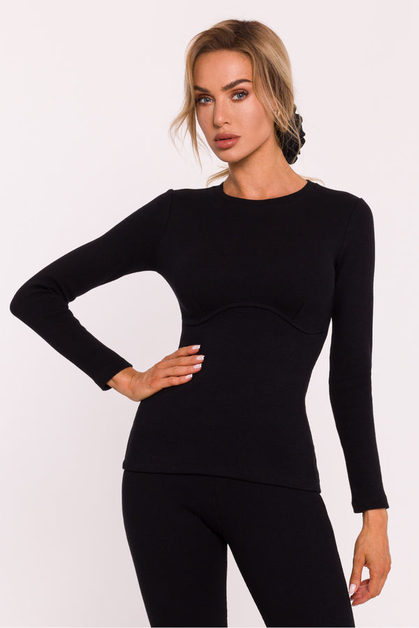 Blouse femme Moe Chemisier Chemisier — noir