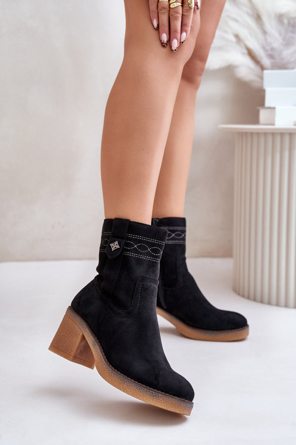 Bottes femme Step in style À Talons À — noir