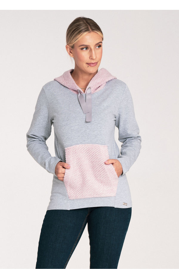 T-shirt femme Figl Sweatshirt Sweatshirt — gris