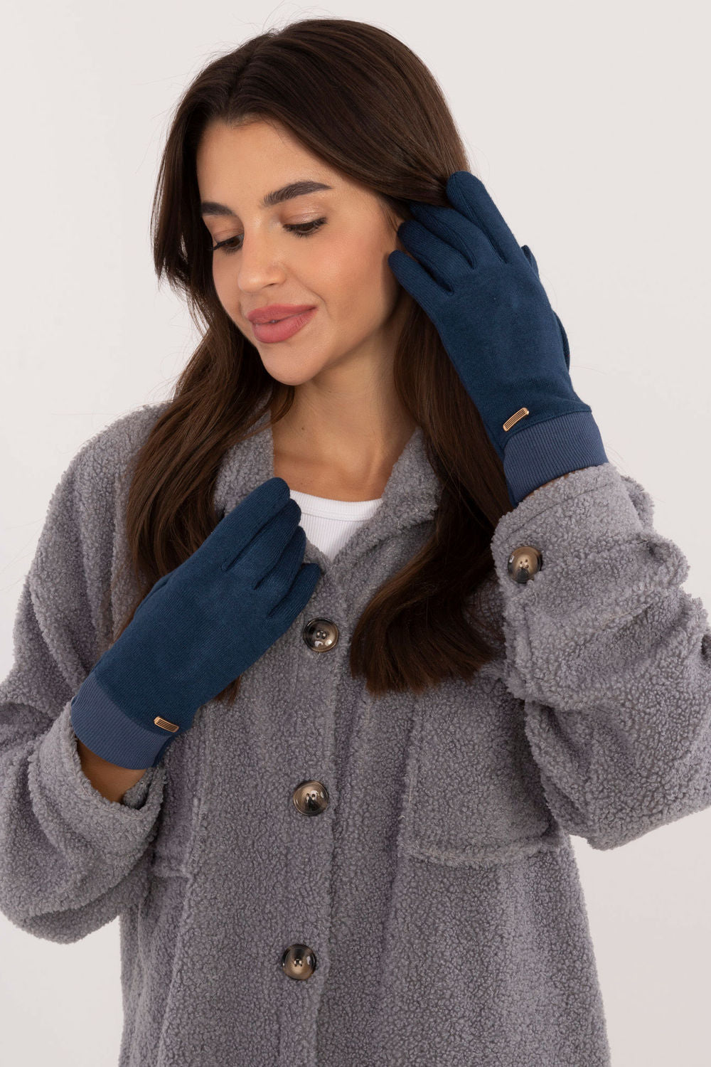 Gants femme AT — bleu