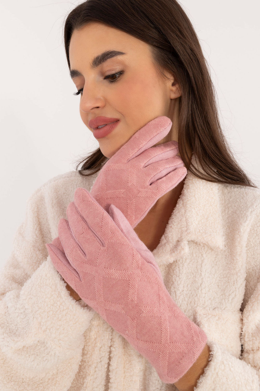 Gants femme AT — rosé