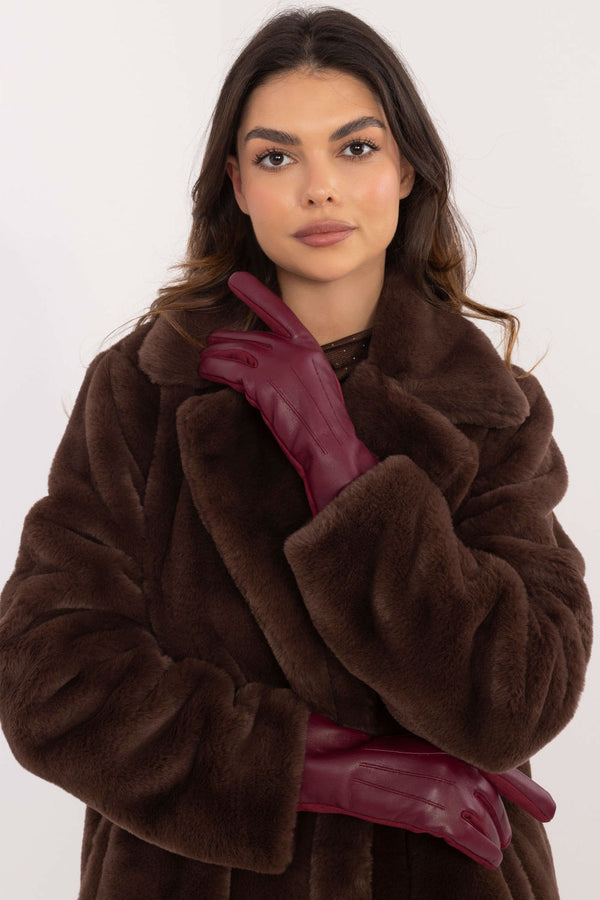 Gants femme AT — rouge