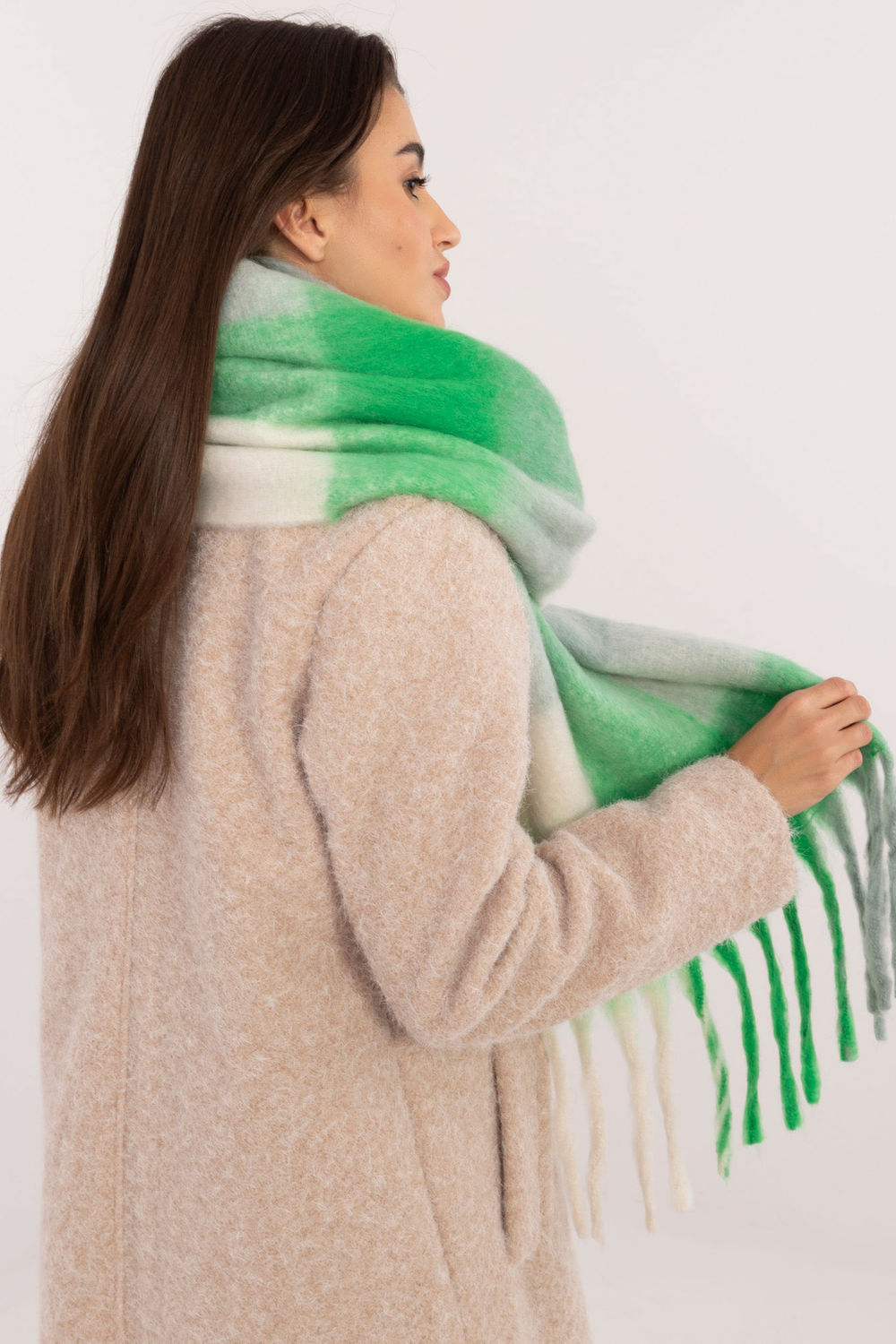 Châle femme AT — vert