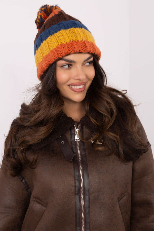 Bonnet femme AT — orange