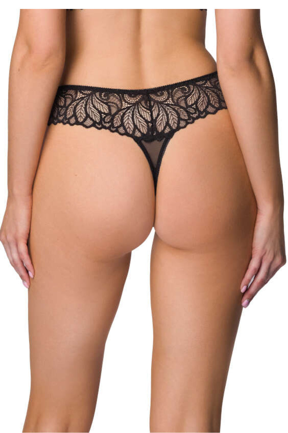 String femme Mat Strings Strings — noir
