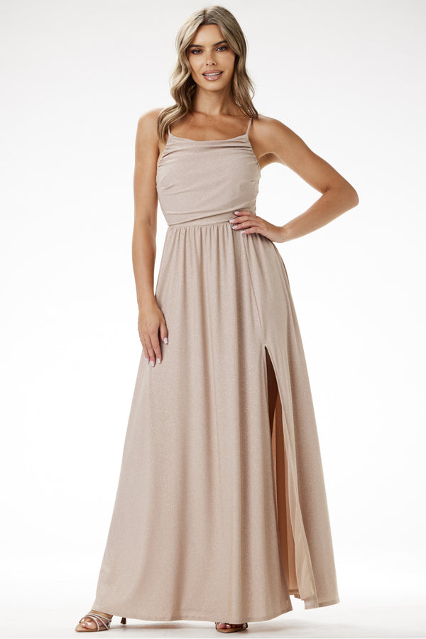 Robe femme awama Longue Longue — beige