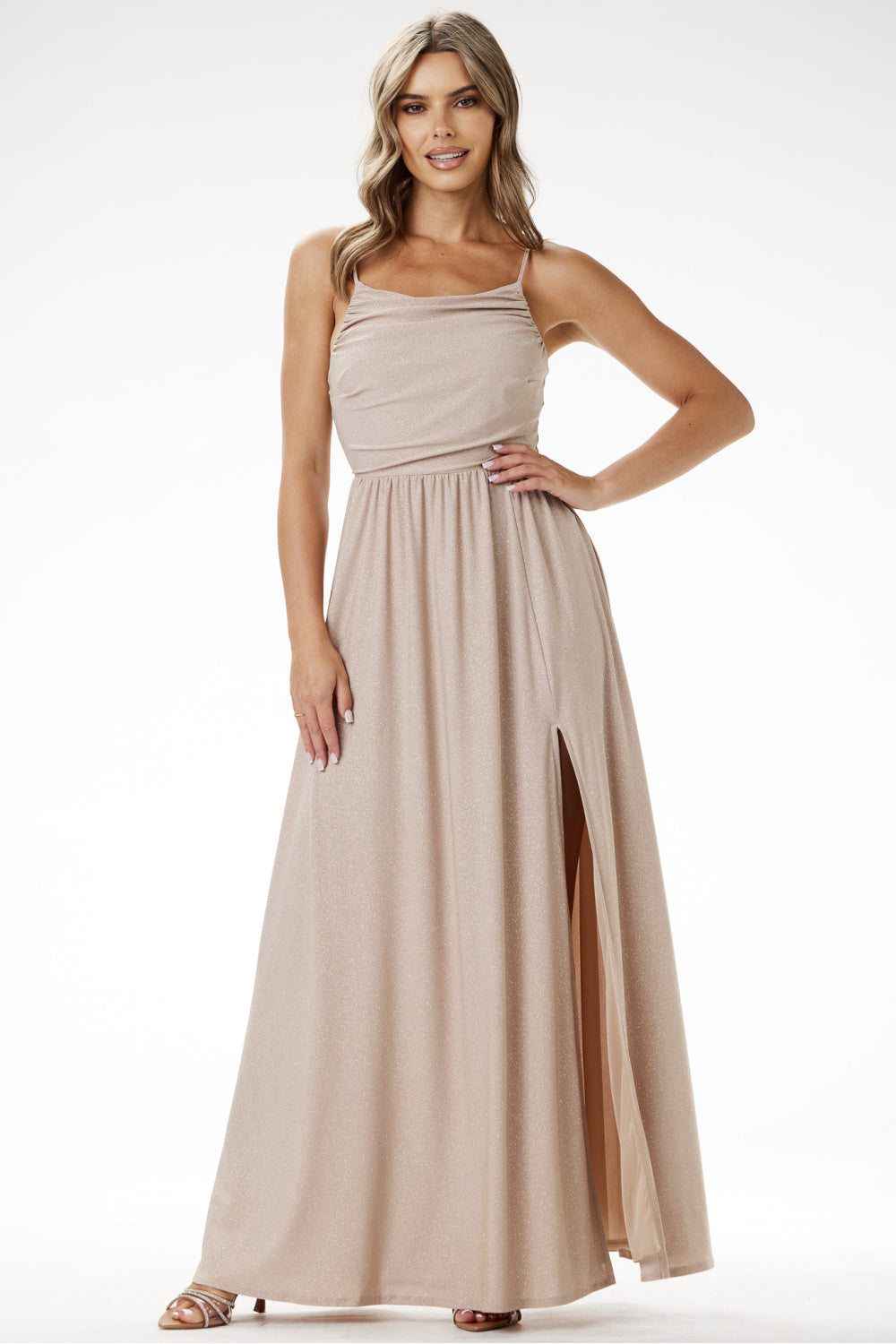 Robe femme awama Longue Longue — beige