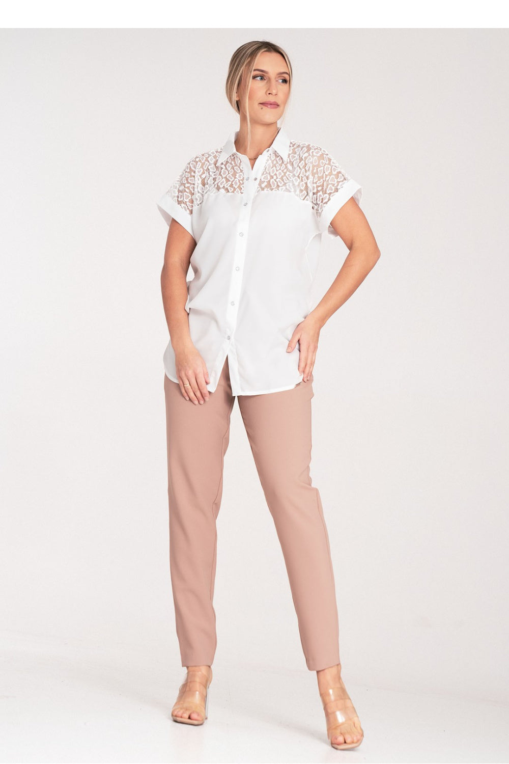 Blouse femme Figl — beige
