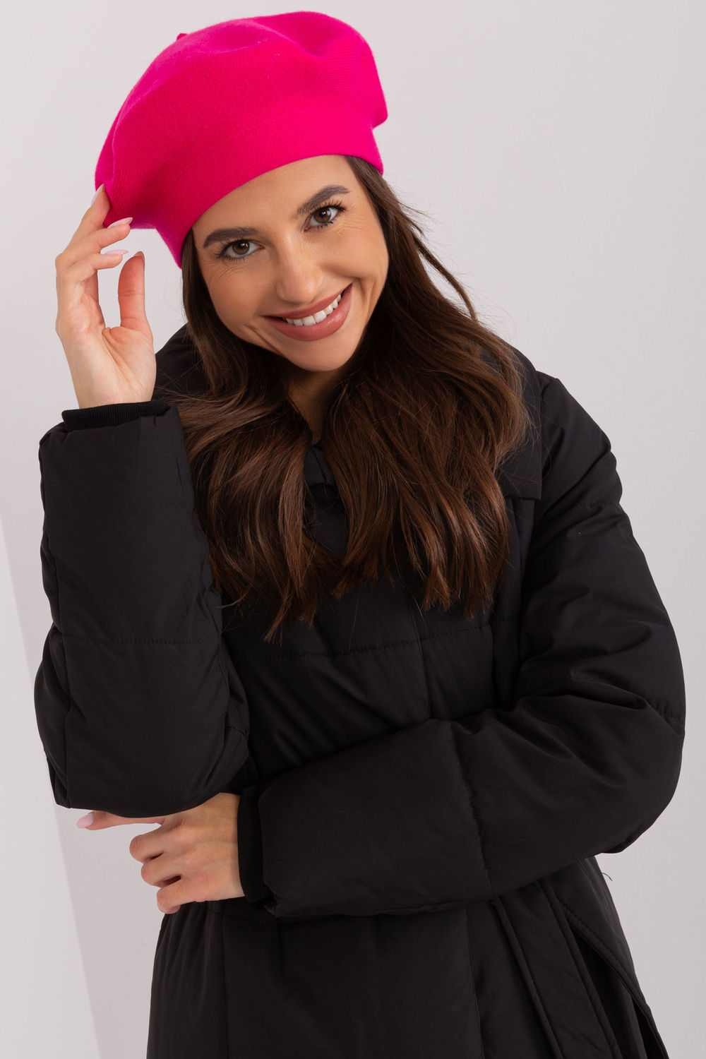 Béret femme AT — rosé