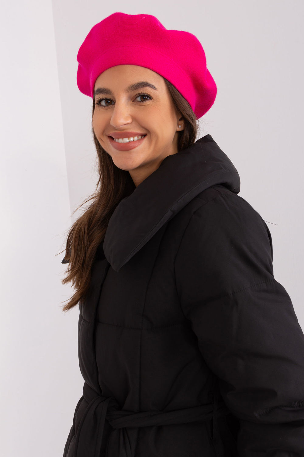 Béret femme AT — rosé