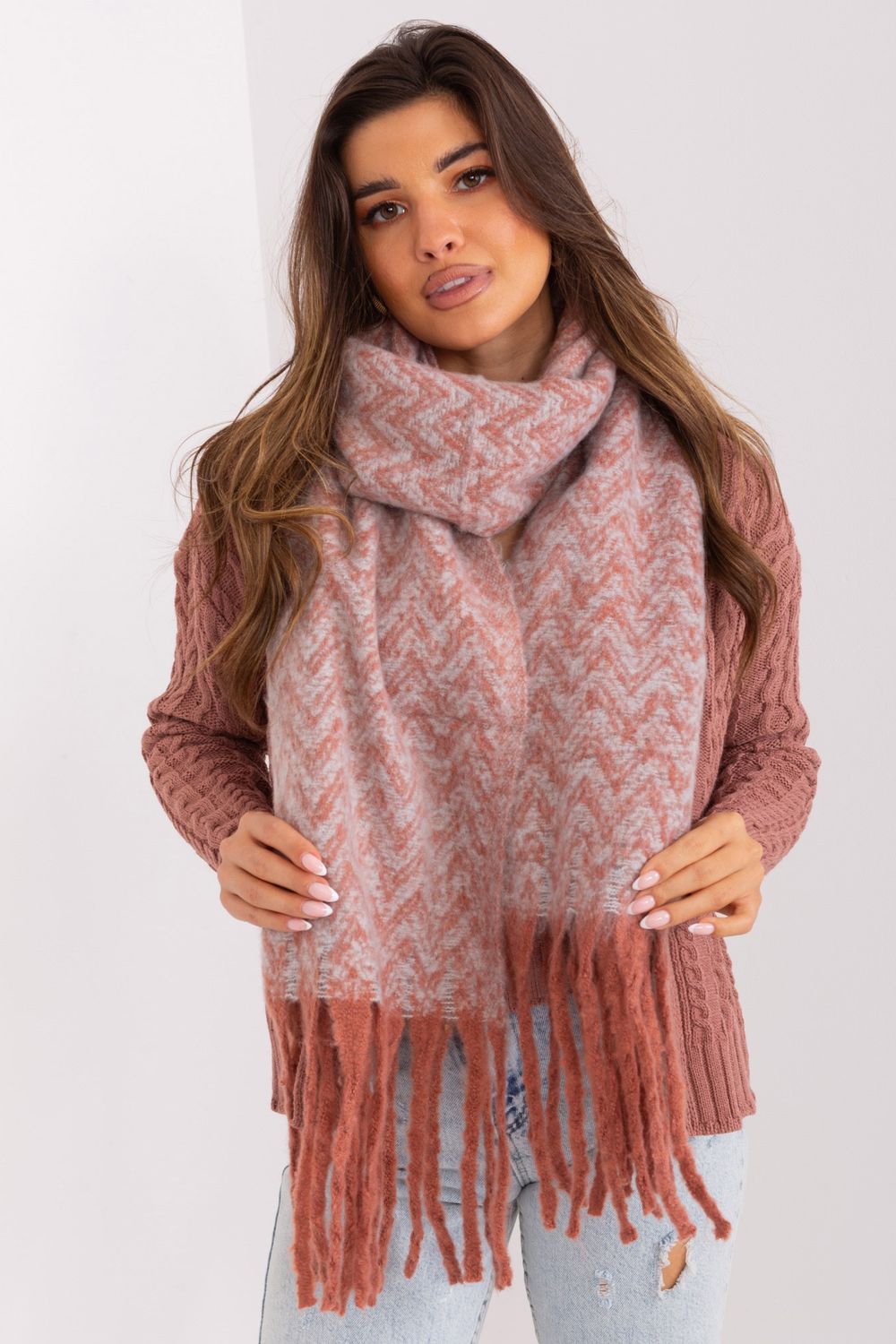 Châle femme AT — orange