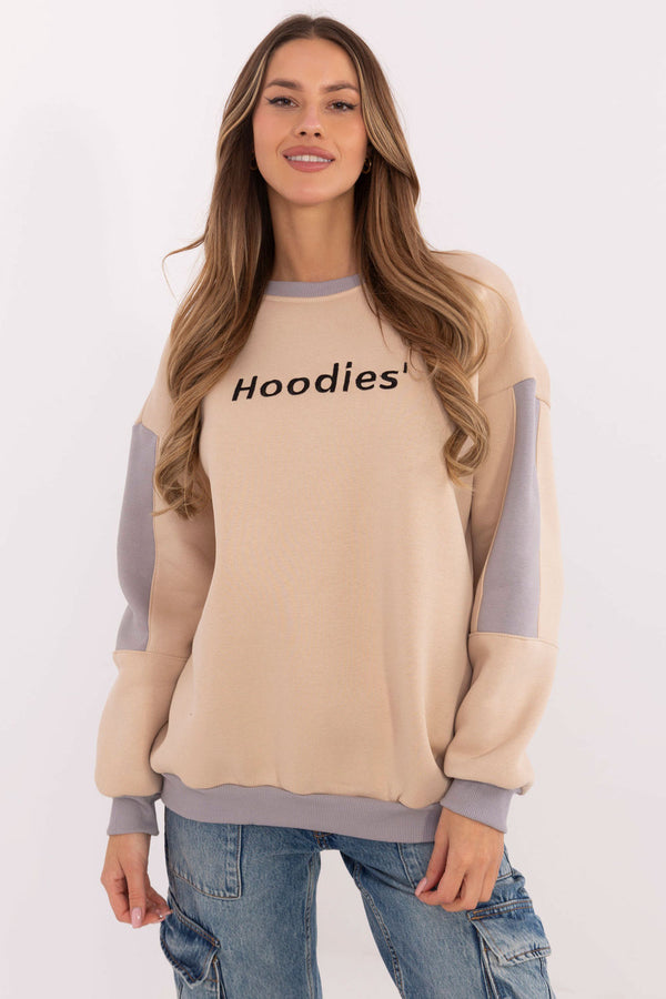 T-shirt femme Factory Price Sweatshirt Sweatshirt — beige