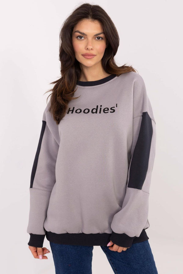 T-shirt femme Factory Price Sweatshirt Sweatshirt — gris