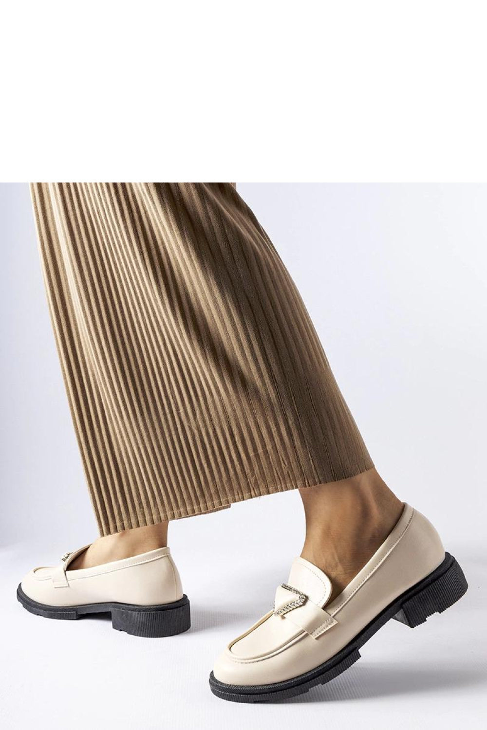 Moccasins femme Solea — beige