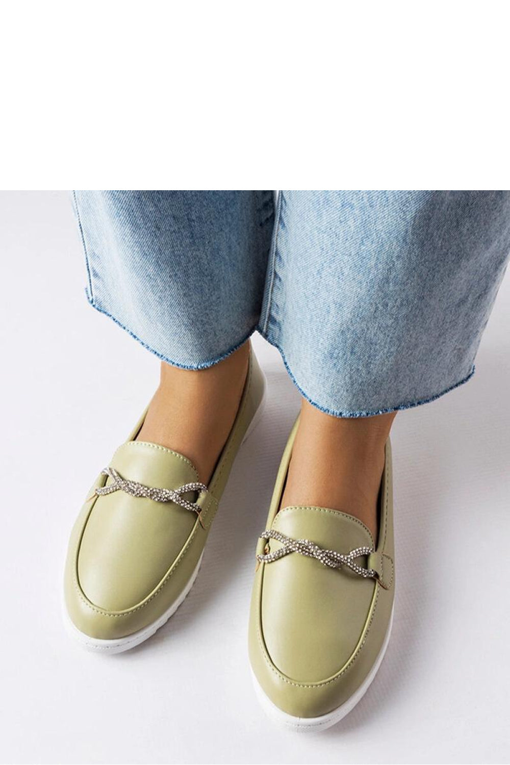 Moccasins femme Solea — vert