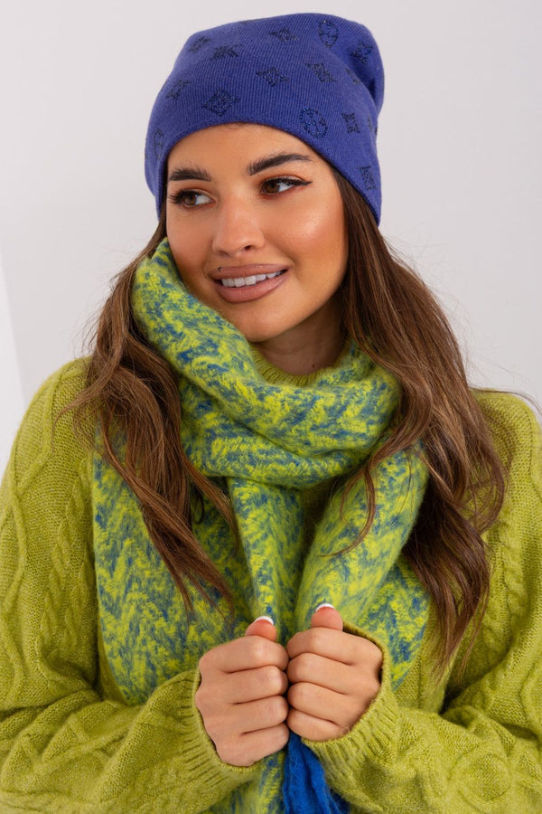 Bonnet femme AT — bleu