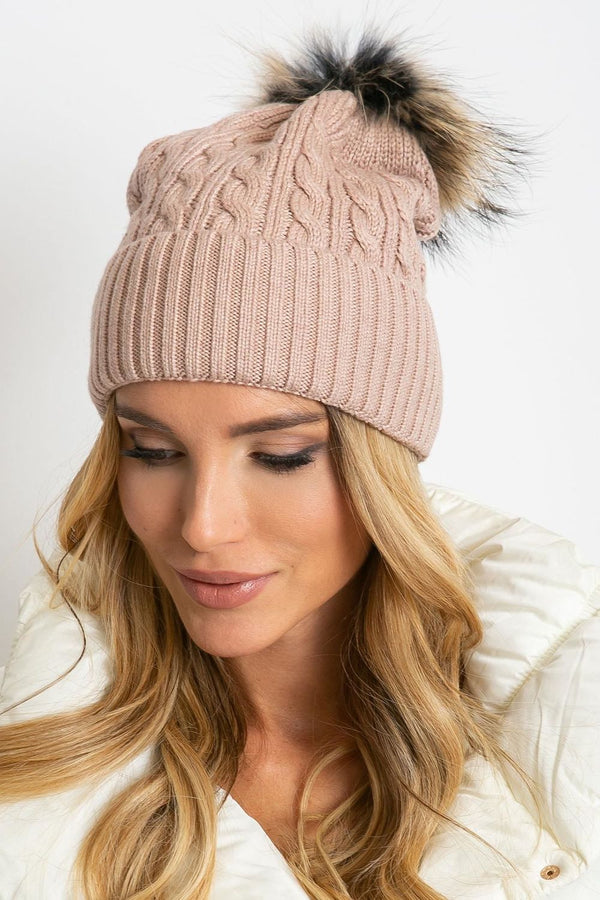 Bonnet femme AT — rosé