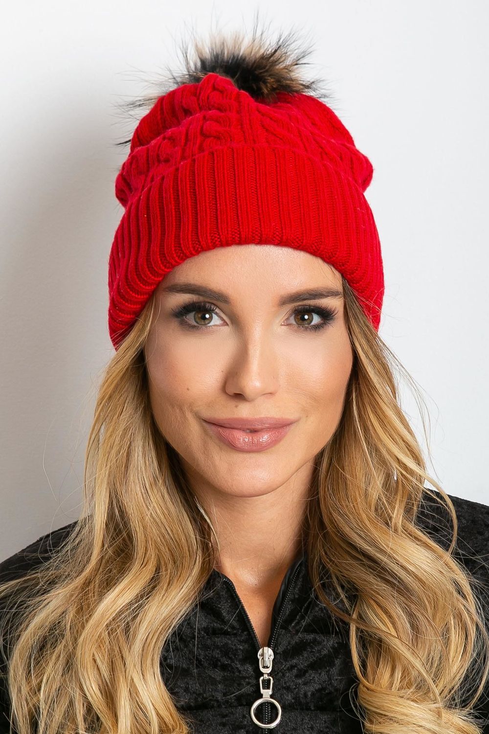 Bonnet femme AT — rouge