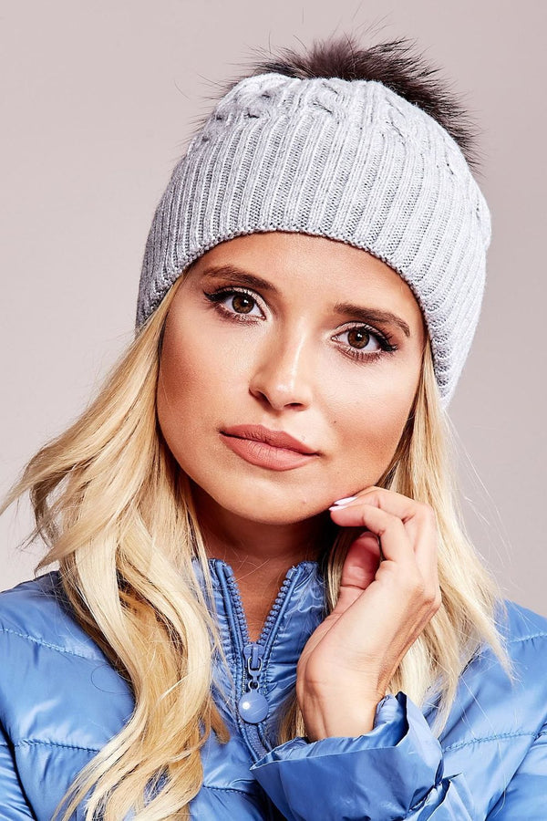 Bonnet femme AT — gris