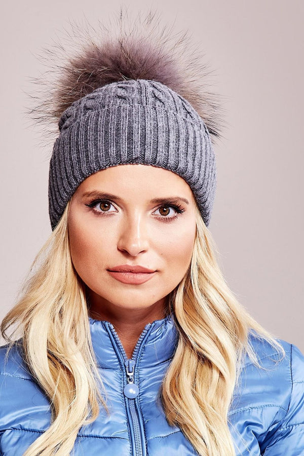 Bonnet femme AT — gris