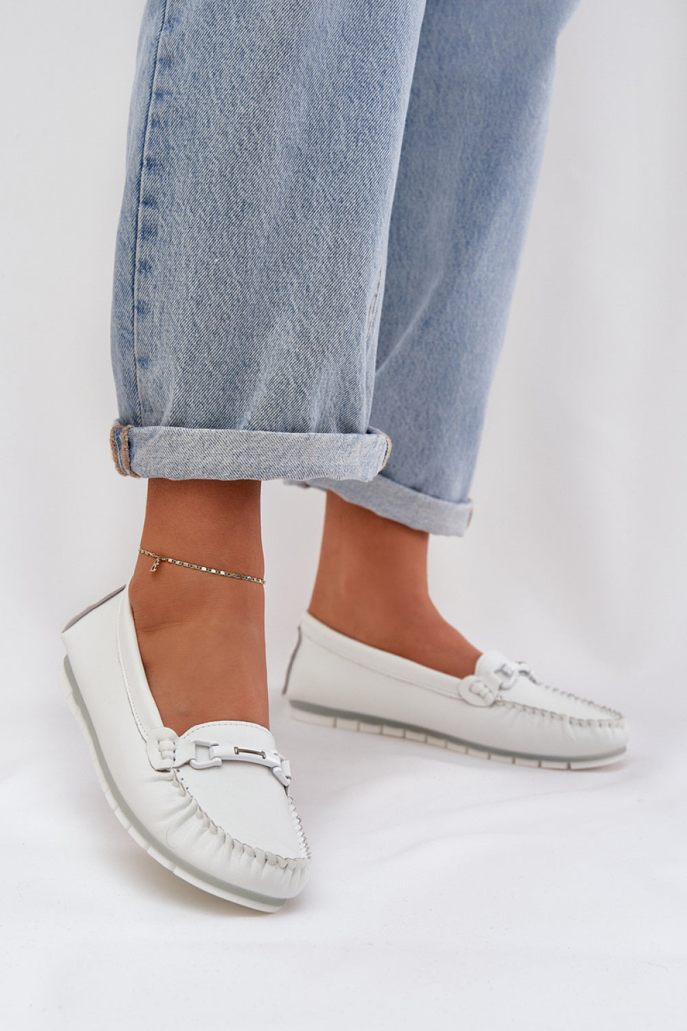 Moccasins femme Step in style — blanc