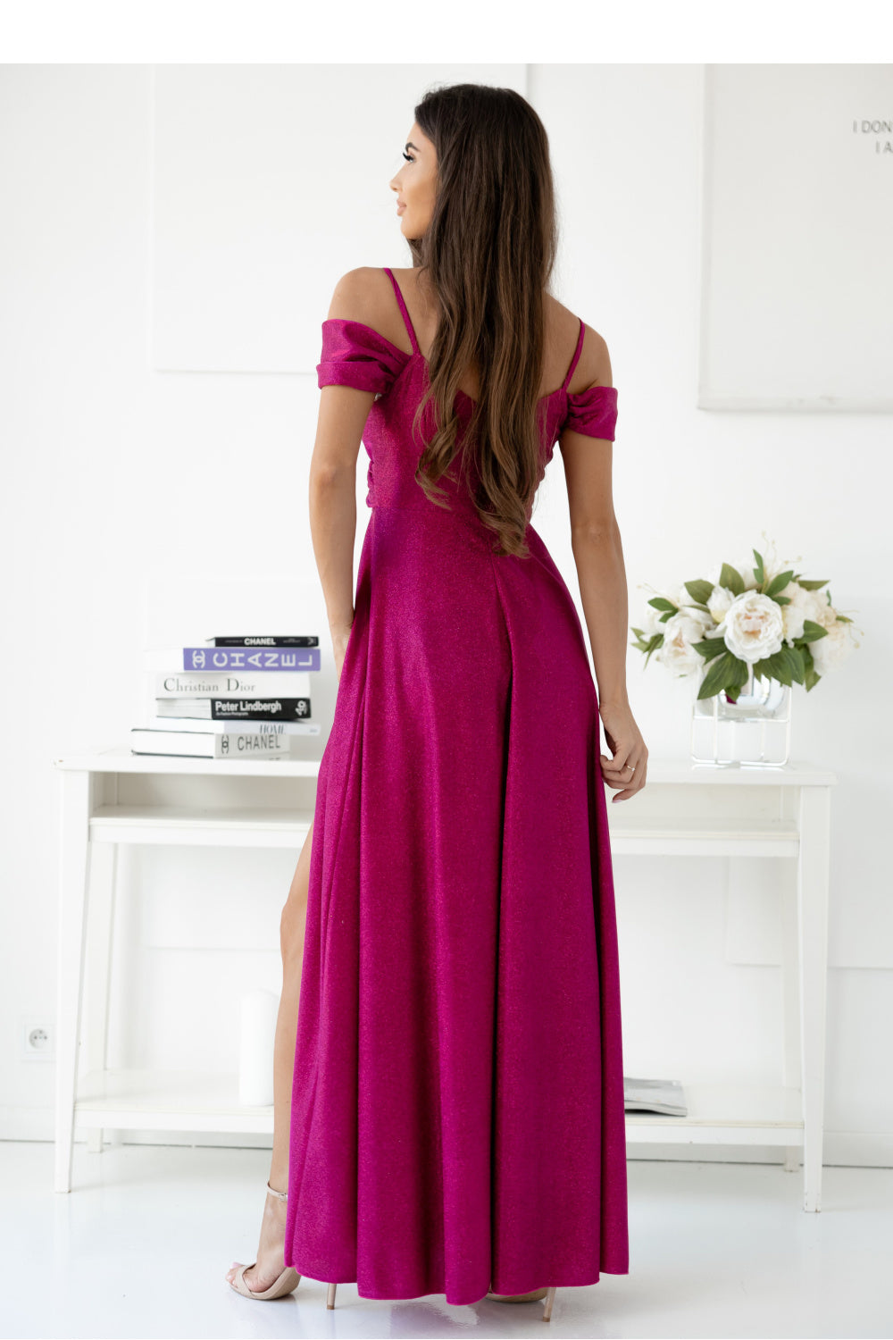 Robe femme With You Longue Longue — rosé