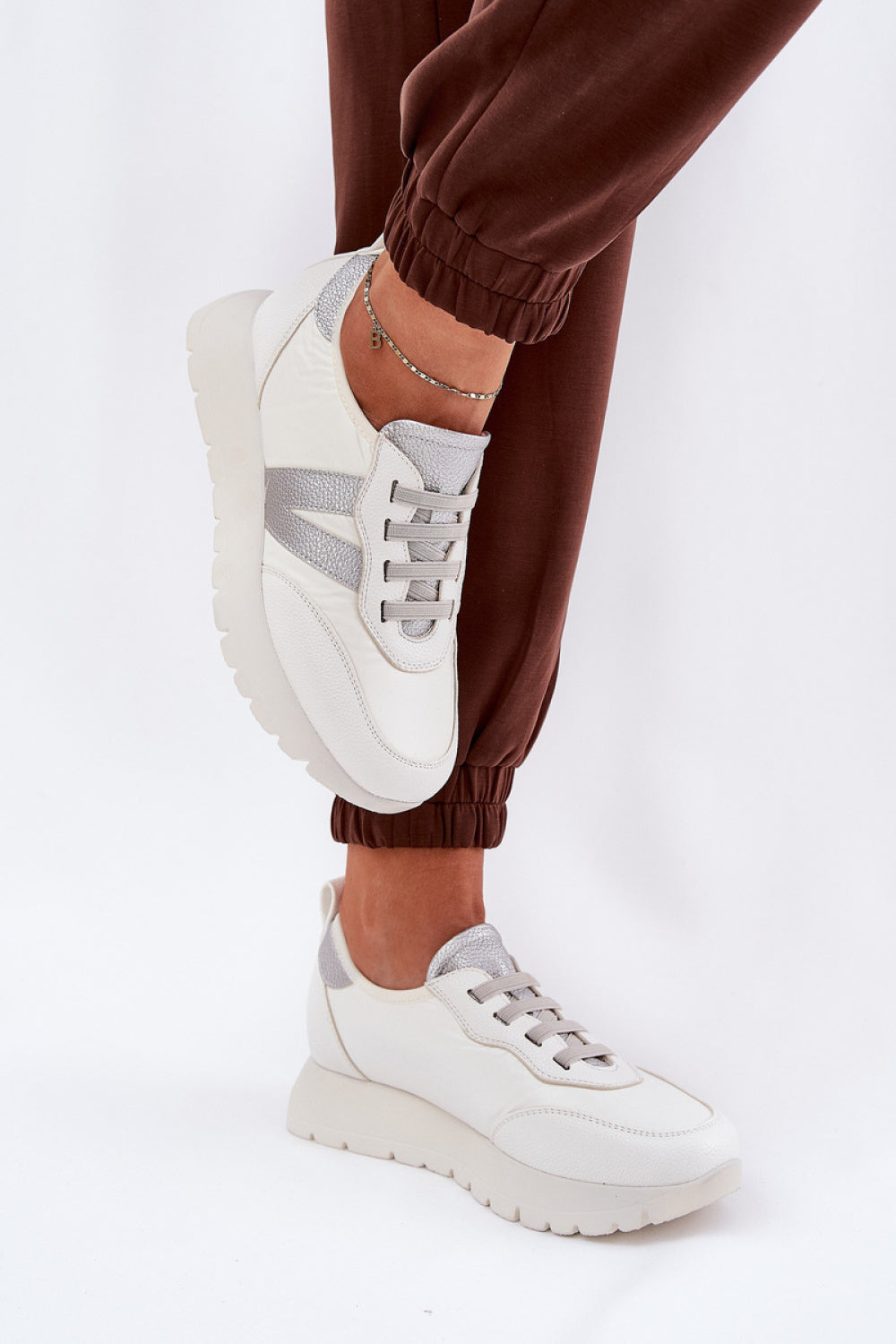Baskets femme Step in style À Plateforme À — blanc