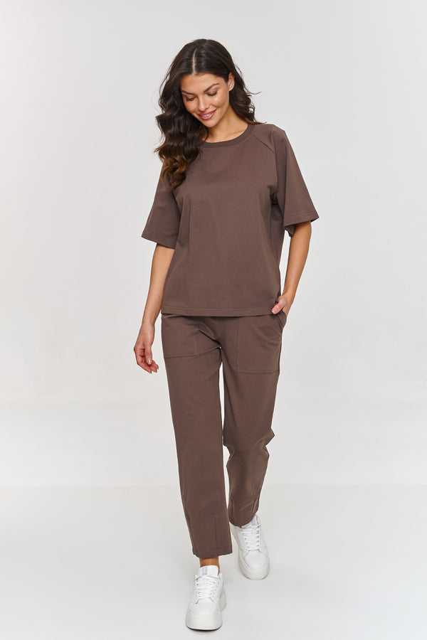 Ensemble lingerie femme Makadamia L Ensemble L — brun
