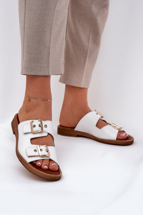 Sandales femme Step in style Clacquettes Clacquettes — blanc