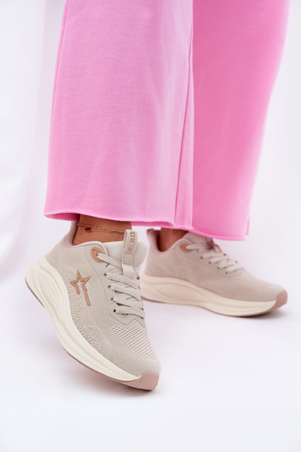 Baskets femme Step in style À Plateforme À — beige