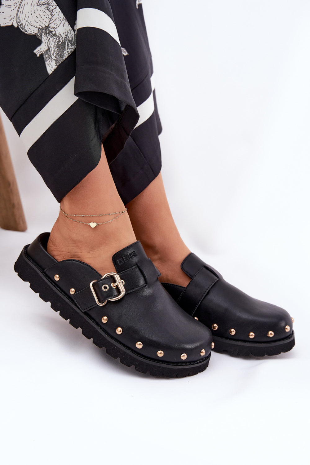 Sandales femme Step in style Clacquettes Clacquettes — noir