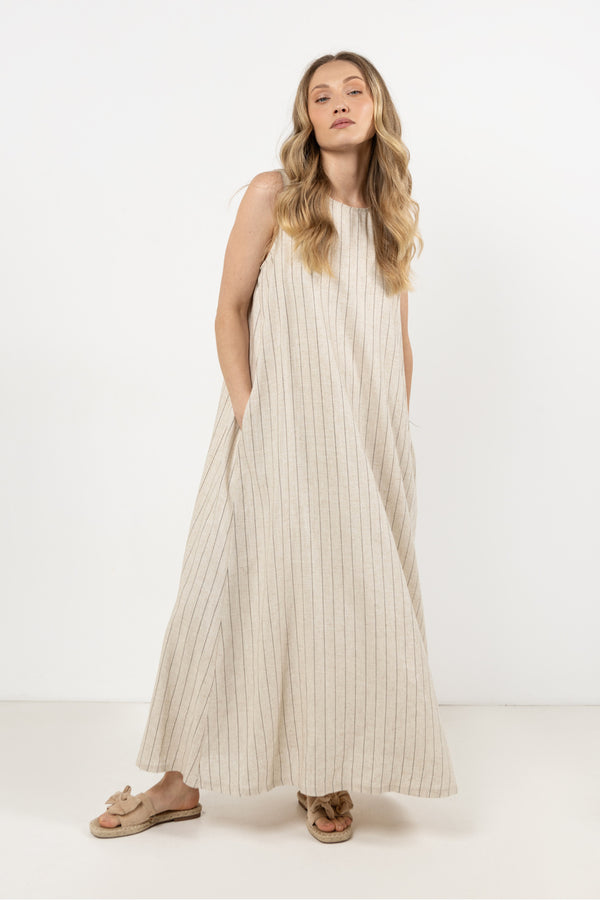 Robe femme awama De Jour De — beige