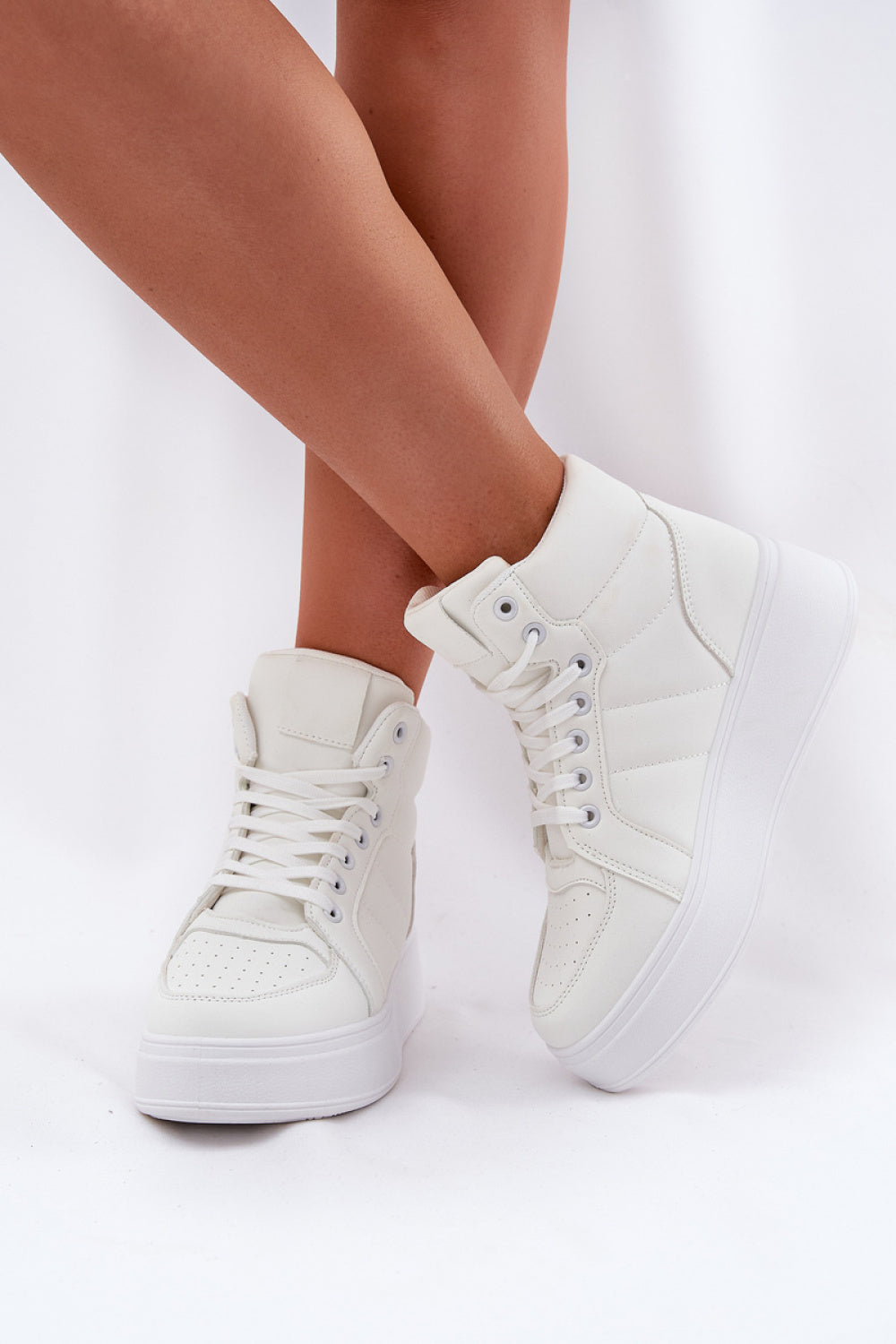 Baskets femme Step in style À Plateforme À — blanc
